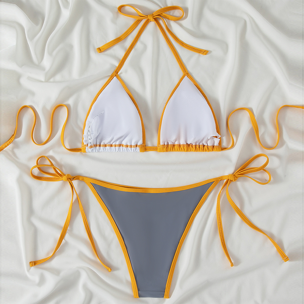halter triangle bathing suit
