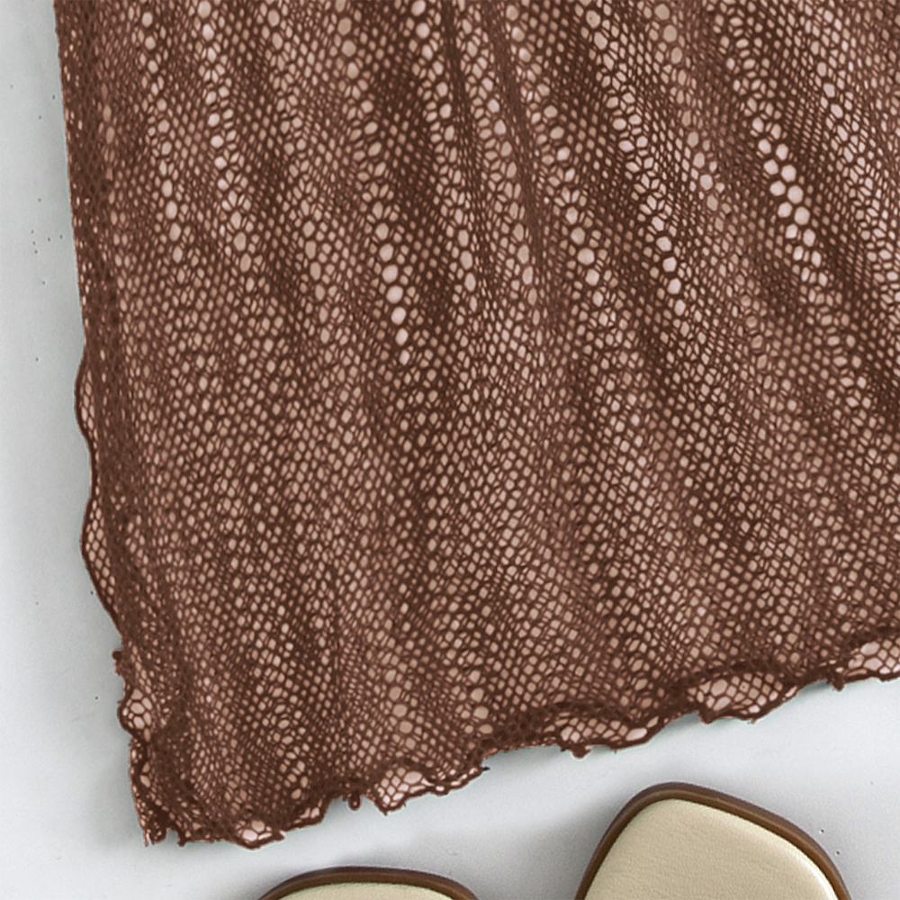 Crochet Mesh Women Cover Up