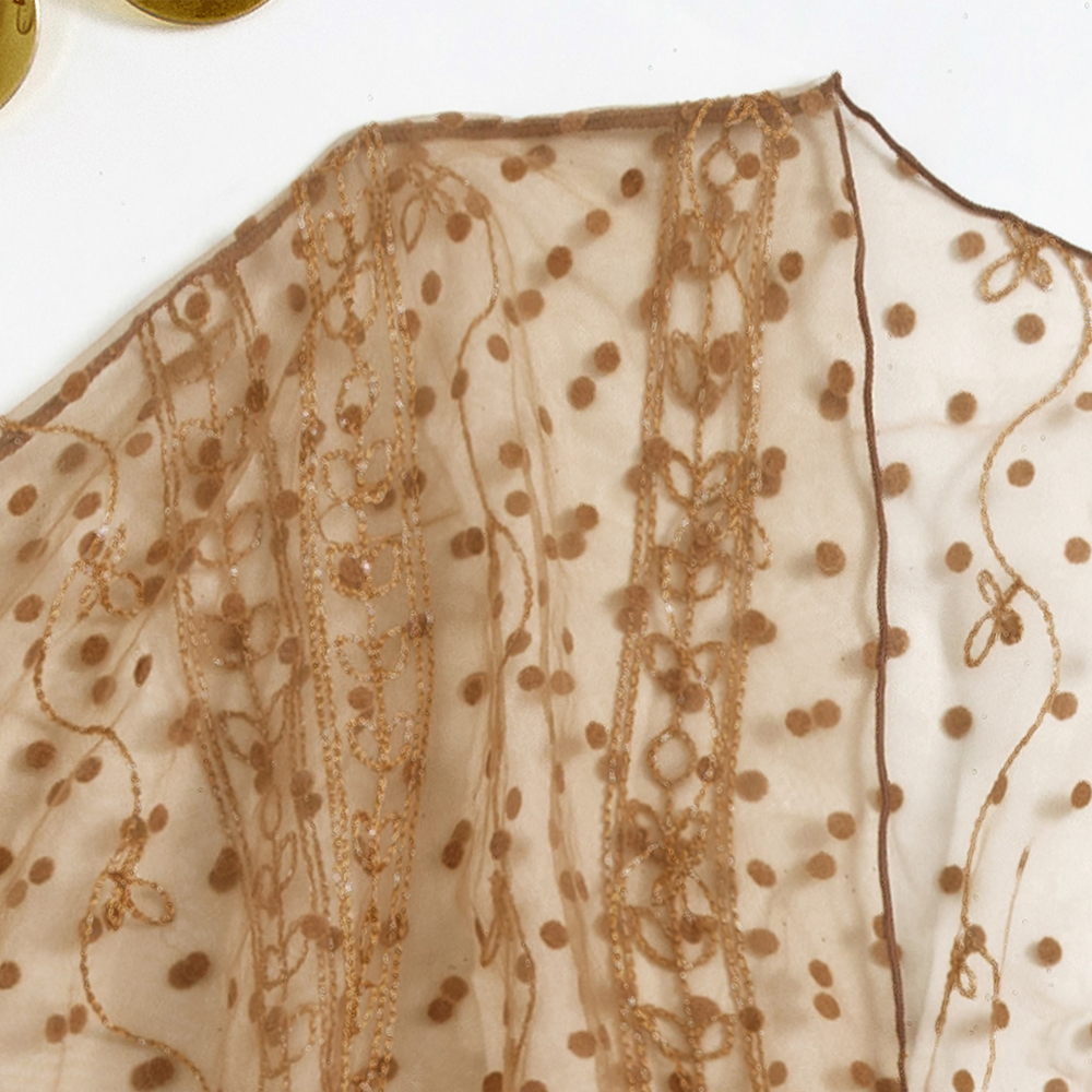 Polka Dot Short Style Blouse